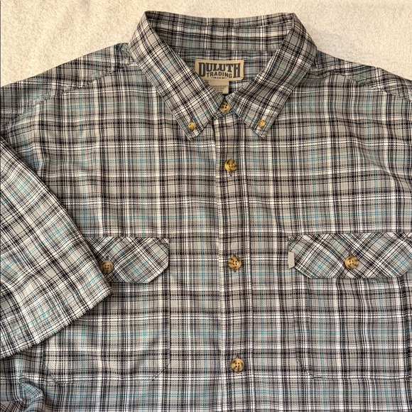 Duluth Trading Co Other - Duluth Trading Co Breezeshooter Standard Fit Plaid Button Down Shirt Performance
